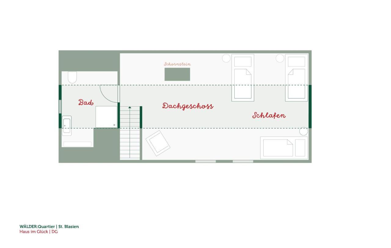 Waelder: Quartier Haus Im Glueck Villa St. Blasien Ngoại thất bức ảnh